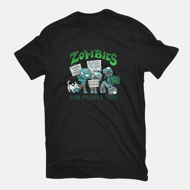 Zombie Rights-womens basic tee-DoOomcat