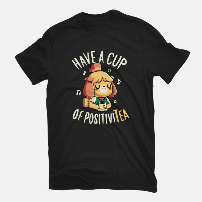 Cup of Positivitea-mens long sleeved tee-Typhoonic