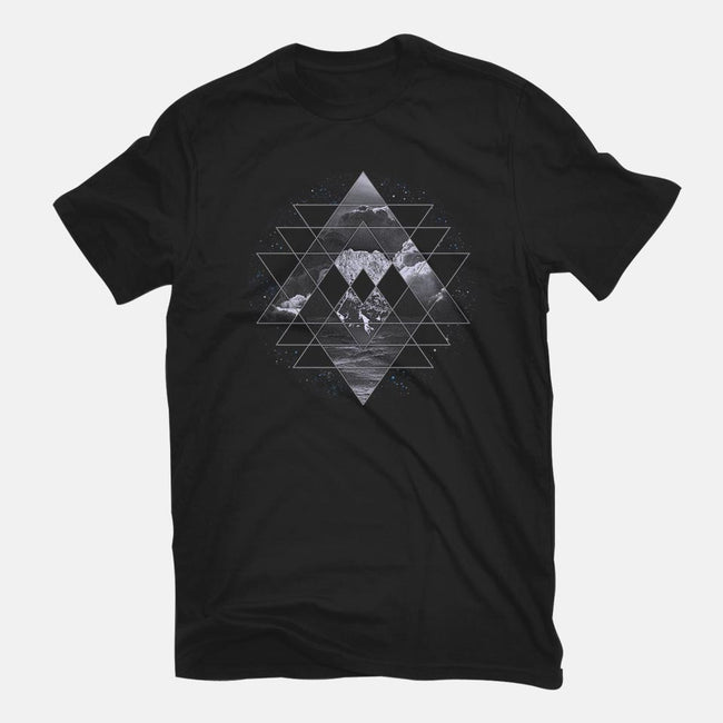 Geometric Nature-womens basic tee-expo