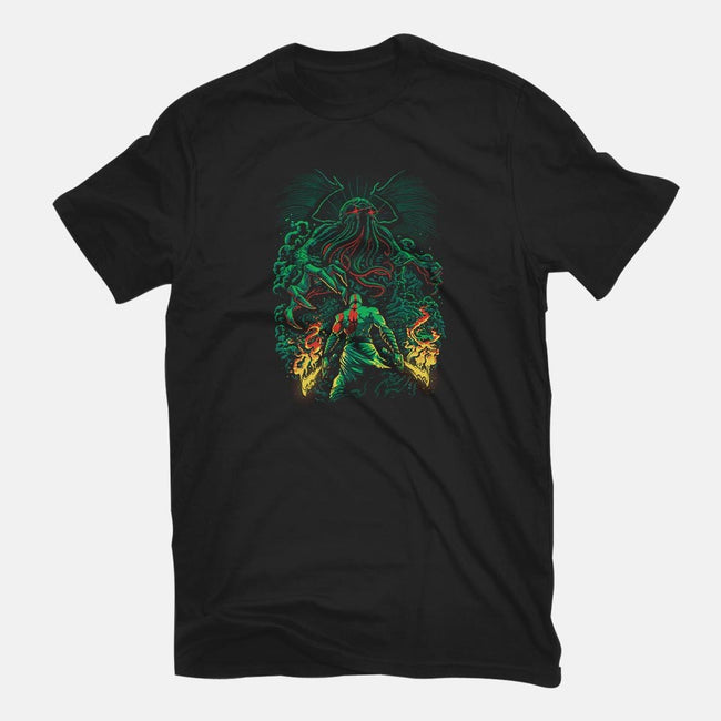 Clash of the Old Gods-womens fitted tee-Fuacka