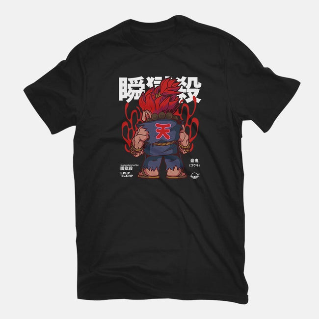 Chibi Akuma-womens fitted tee-mankeeboi