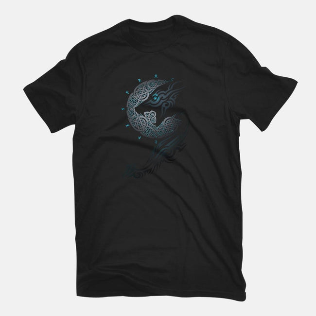 Ragnarok Moon-womens fitted tee-RAIDHO