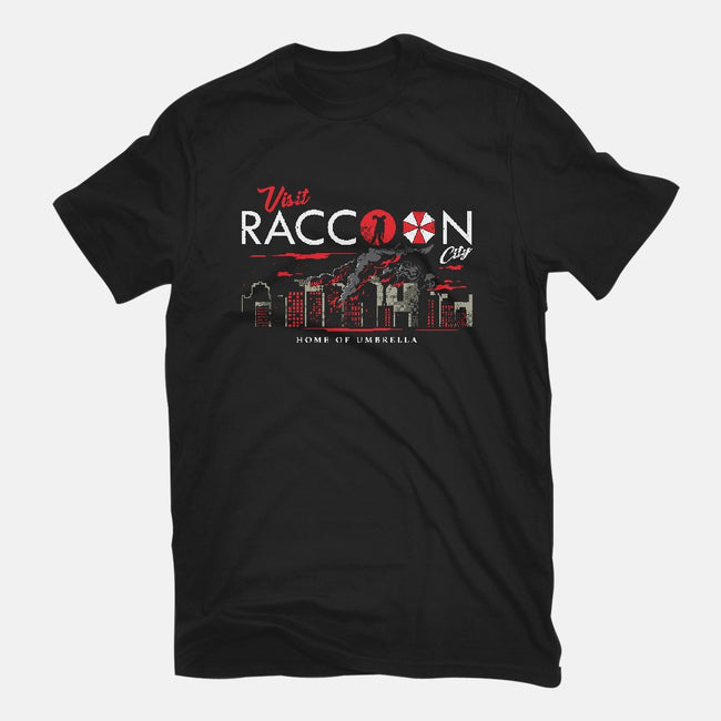 Visit Raccoon City-mens long sleeved tee-arace
