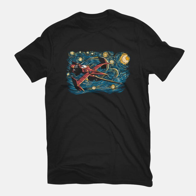 Starry Bebop-womens fitted tee-ddjvigo