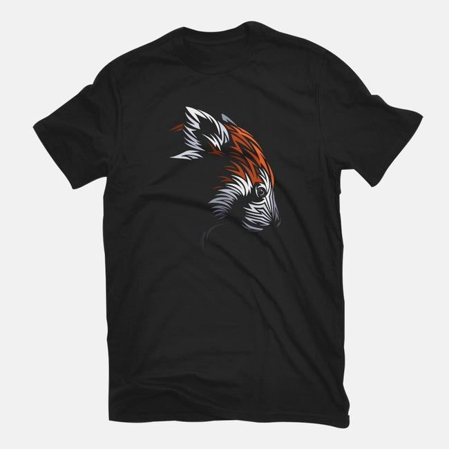 Tribal Red Panda-womens fitted tee-albertocubatas