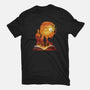 Catching Fire-womens fitted tee-dandingeroz