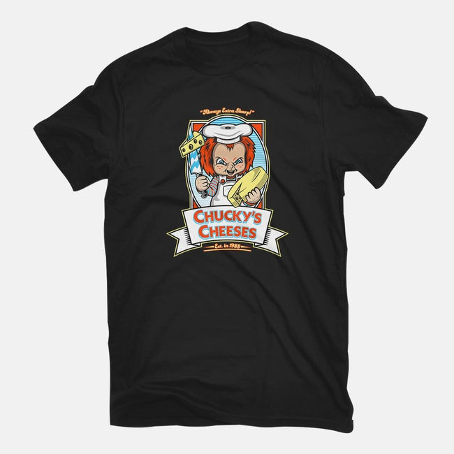 Chucky's Cheeses-mens basic tee-krusemark