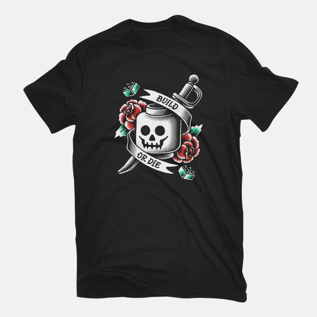 Build or Die-womens basic tee-BWdesigns