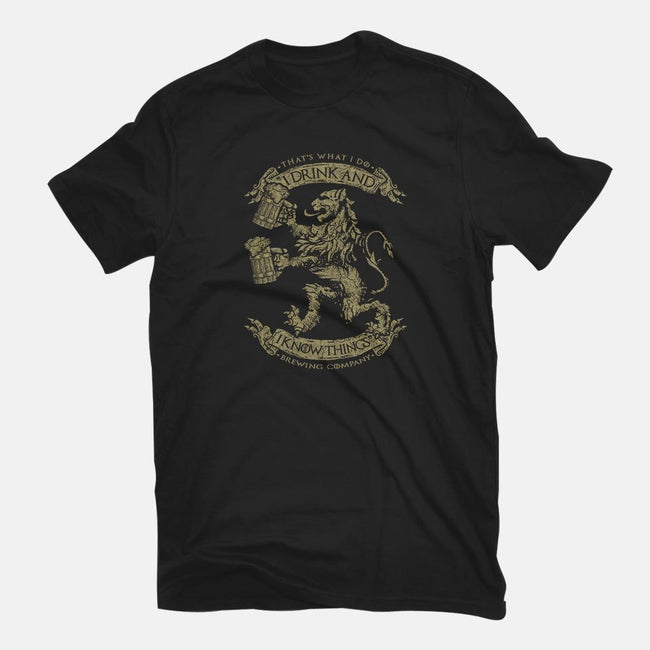 That's What I Do Brewing Co.-mens basic tee-roosterbrand