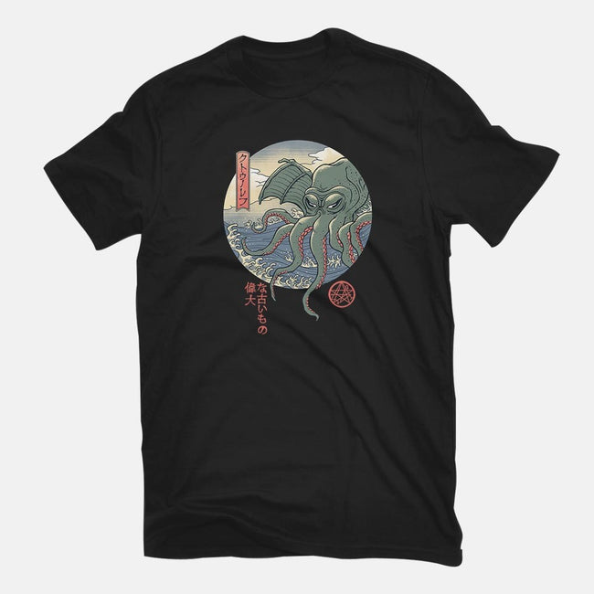 CTHULHU UKIYO-E-womens fitted tee-vp021