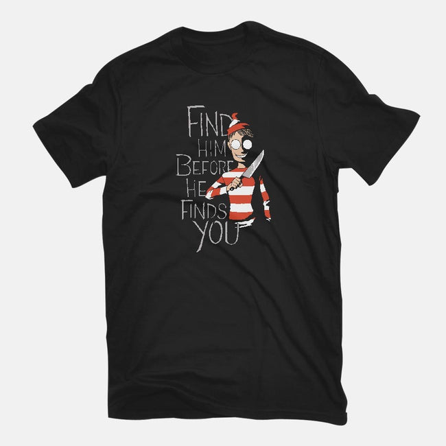 Hiding in the Dark-womens basic tee-DoOomcat
