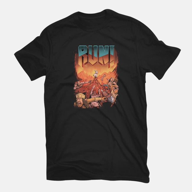 RUN!-mens basic tee-MoisEscudero