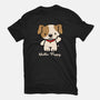 Hello Puppy-womens fitted tee-troeks