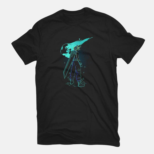 Meteor Shower-womens fitted tee-Donnie
