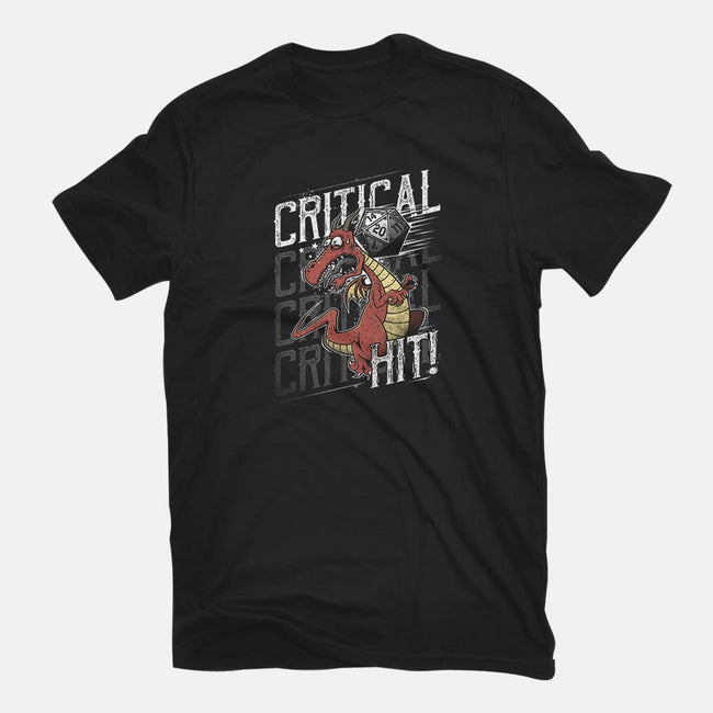 Super Critical Hit!-womens fitted tee-StudioM6