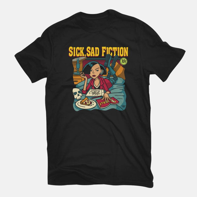 Sick Sad Fiction-womens basic tee-DonovanAlex