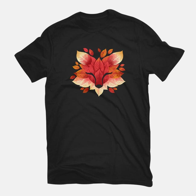 Fox of Leaves-youth basic tee-NemiMakeit