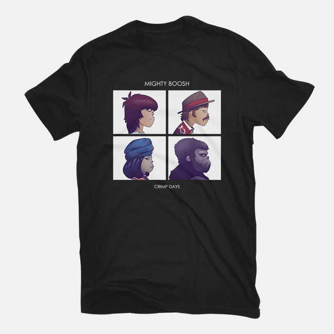 Crimp Days-womens fitted tee-KindaCreative