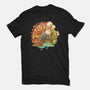 Ohmu and Fox-womens fitted tee-storyofthedoor