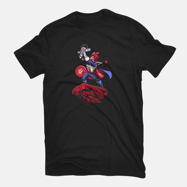The Saiyan King-womens basic tee-javiclodo