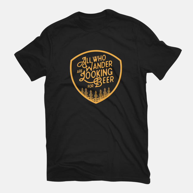 All Who Wander are Looking for Beer-mens heavyweight tee-beerisok