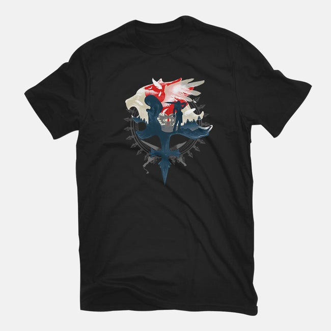 Gunblades and Angels-womens fitted tee-hypertwenty