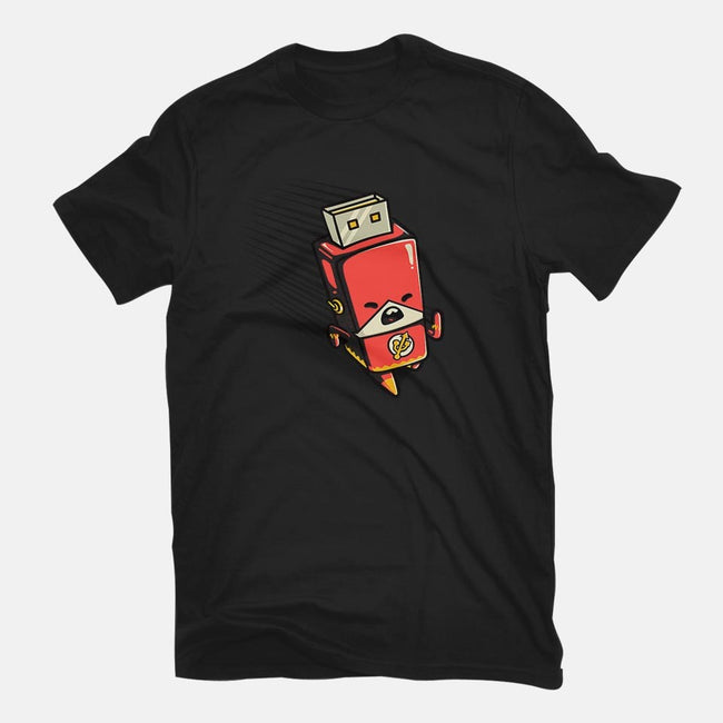 Flash Drive-mens basic tee-Wenceslao A Romero