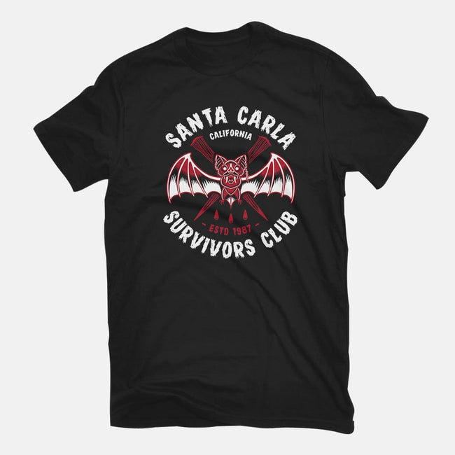 Santa Carla Survivors Club-womens fitted tee-Nemons