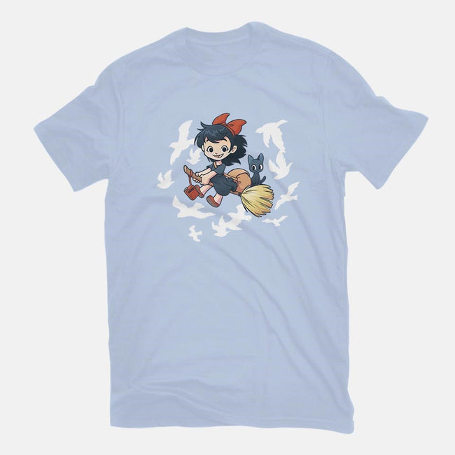 Delivery!-womens basic tee-DoOomcat