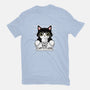 Bad Cattitude-womens basic tee-NemiMakeit