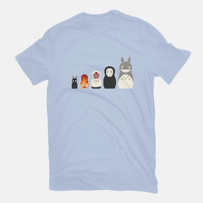 Doll Friends-womens basic tee-ChocolateRaisinFury