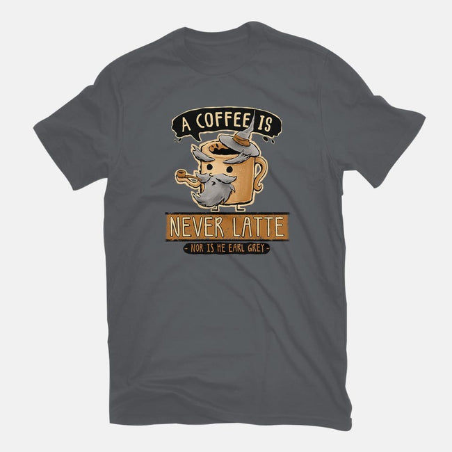 A Coffee is Never Latte-womens basic tee-Hootbrush