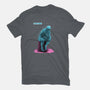Blue Thinker-womens fitted tee-teesgeex