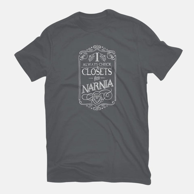 I Always Check Closets-mens basic tee-Ma_Lockser