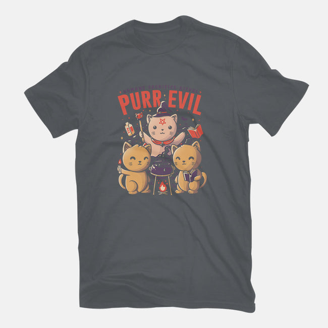 Purr Evil-mens basic tee-eduely