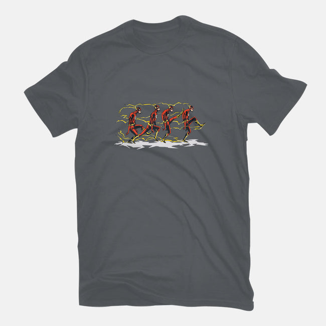 The Speedster of Silly Walks-womens fitted tee-zascanauta
