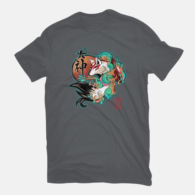 Sun Goddess-womens fitted tee-etcherSketch