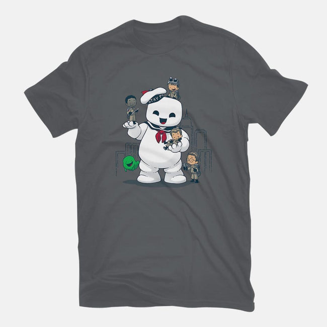 Puft Buddies-womens fitted tee-DoOomcat
