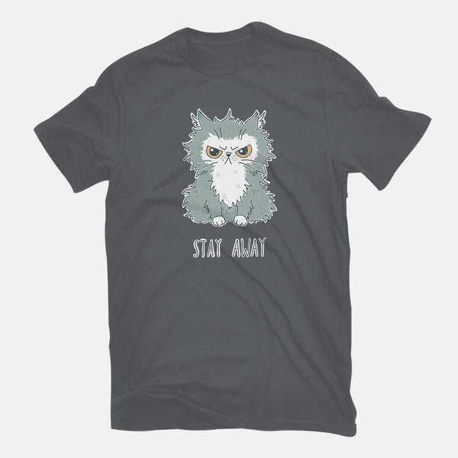 Stay Away-womens fitted tee-freeminds