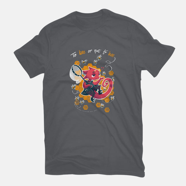 To Bee Or Not To Bee-womens basic tee-theteenosaur