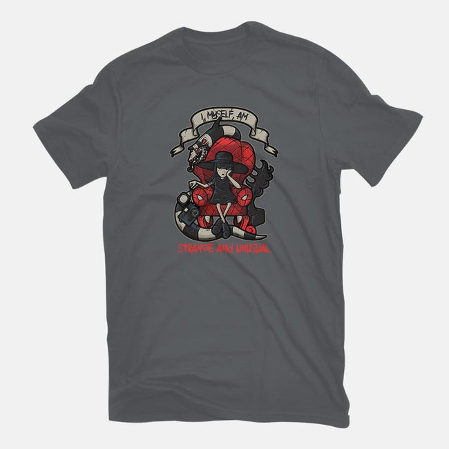 Lydia the Strange-womens basic tee-Letter_Q