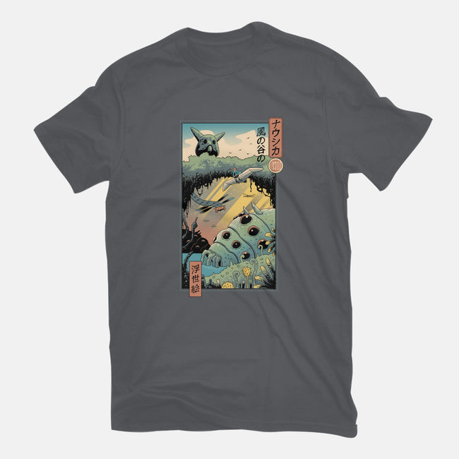 Ukiyo-E Wind Valley-womens fitted tee-vp021