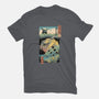 Ukiyo-E Wind Valley-womens fitted tee-vp021
