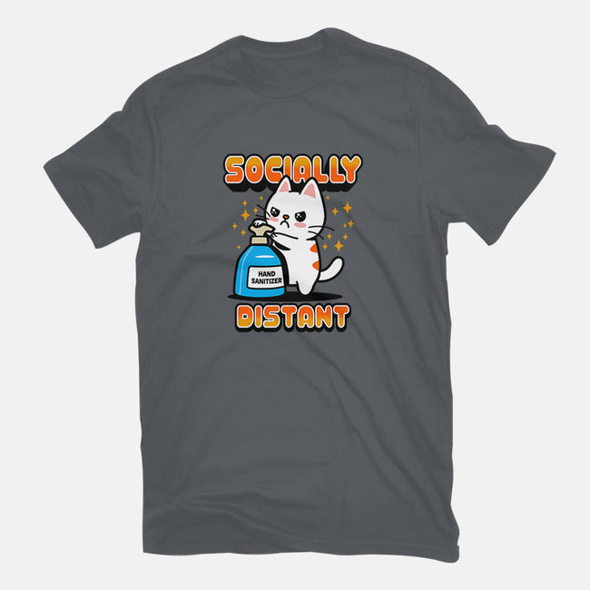 Socially Distant-mens basic tee-Boggs Nicolas