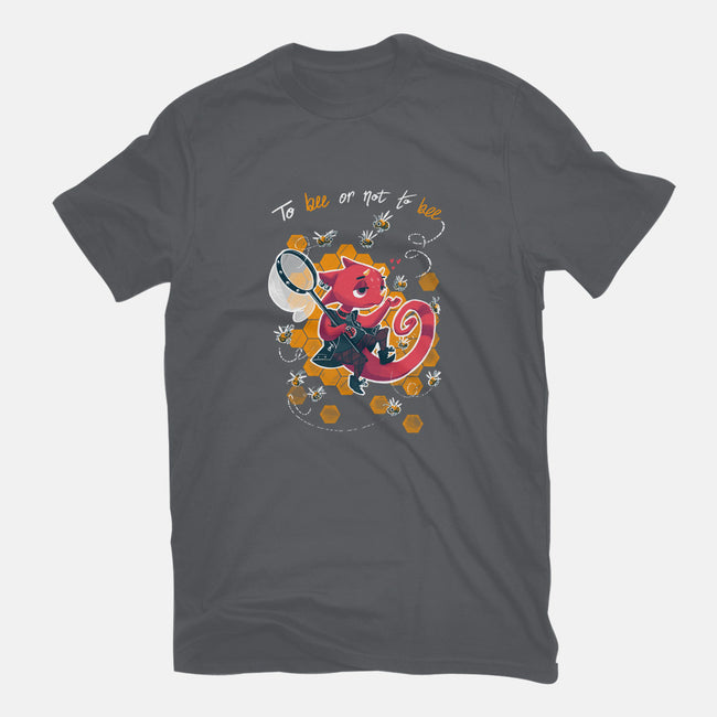 To Bee Or Not To Bee-youth basic tee-theteenosaur
