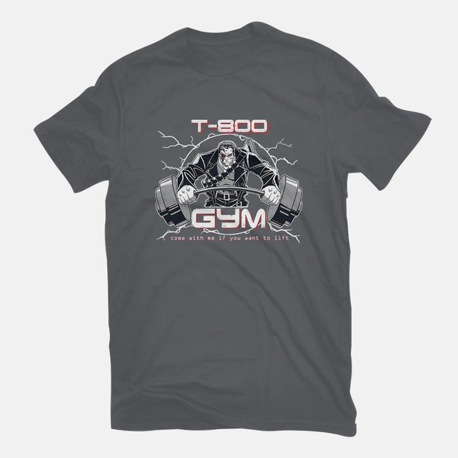 T-800 Gym-womens basic tee-Coinbox Tees