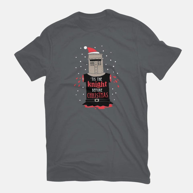 Christmas Knight-womens basic tee-DinoMike