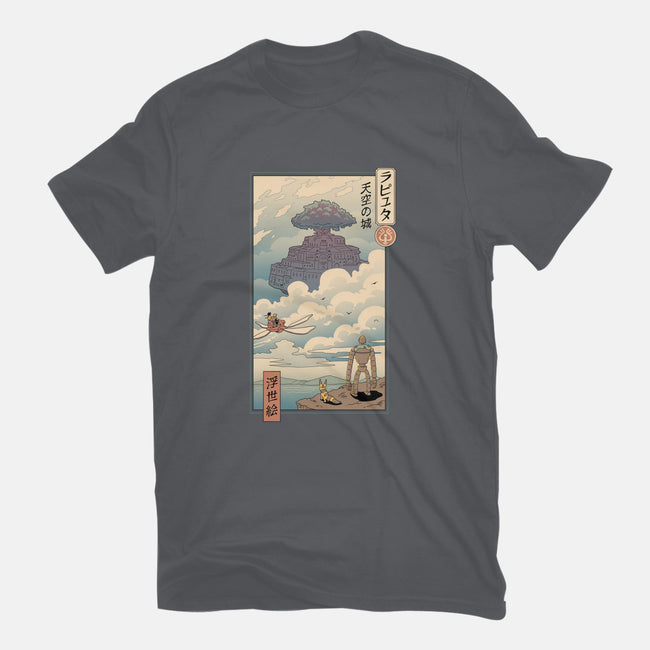 Sky Castle Ukiyo-E-womens basic tee-vp021