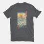 Ukiyo-E By The Sea-womens basic tee-vp021