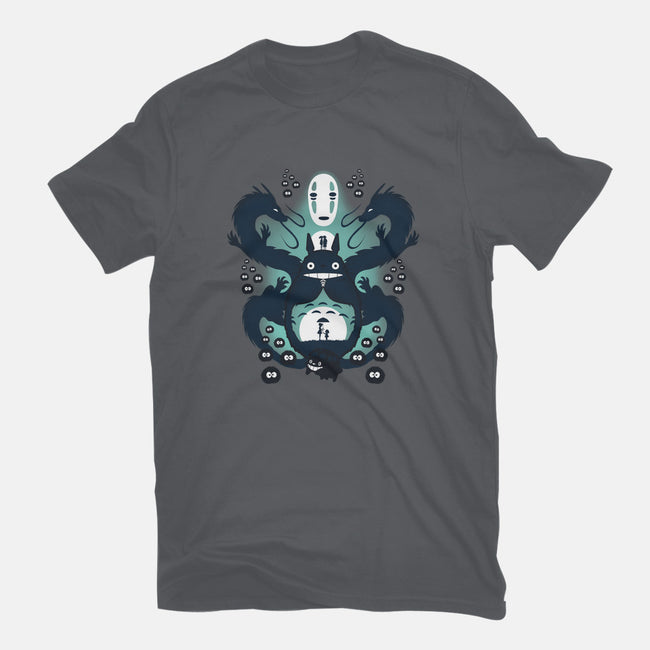 The Neighbor and The Spirit-mens premium tee-thewizardlouis